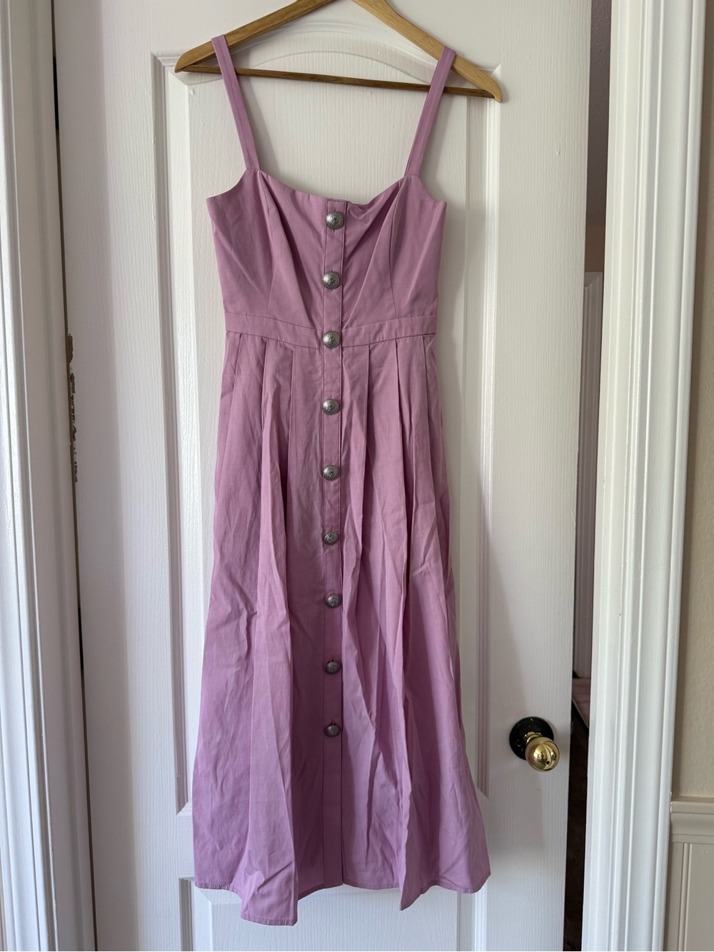 L'AGENCE Esmeralda Sleeveless Midi Dress in Mauve Mist Size 0
